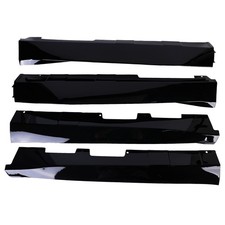 Gloss Black Zl1 Style Side Skirt Extension For 2016-2024 Chevy Camaro Lt Ss Rs Gloss Black Zl1 Style Side Skirt Extension For 2016-2024 Chevy Camaro Lt Ss Rs
