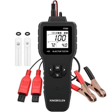 KINGBOLEN IT300 Fuel Injector Tester Cleaner & Adapter DIY Cleaning Tool Kit Set