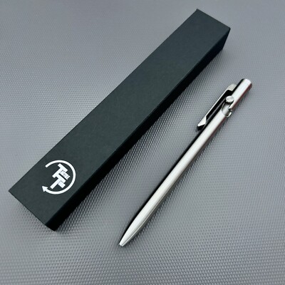 Tactile Turn - Titanium Slim Bolt Action Standard Size Pen G2 Pilot  [5.6'']