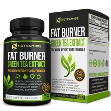 Green Tea Extract Belly Fat Burner Supplement with EGCG Appetite Suppressant 