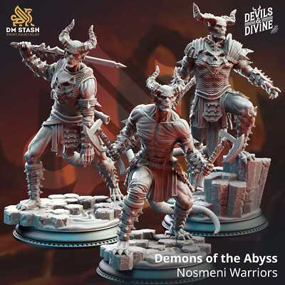 Tabletop Monster Miniature Demons of Abyss DM Stash