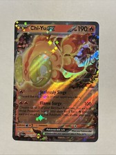 Chi-Yu ex 040/193 Sv02: Paldea Evolved Holo Double Rare Pokemon Card NEAR MINT N