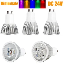 Multicolor Light Dimmable LED Spotlight Bulbs MR16 GU10 E14 E27 GU5.3 Lamps 24V