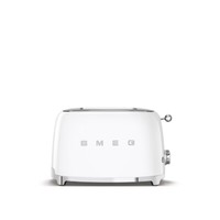 Smeg 2 Slice Toaster Retro Style in White | TSF01WHUK | Brand new