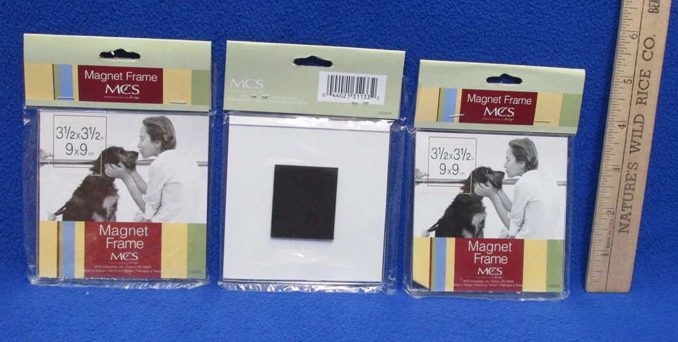 5 marcos magnéticos de plástico transparente 2 tamaños y 1 llavero foto + 2 lote de bonificación 8 NOS Foto 2 de 4