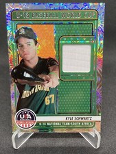 Kyle Schwartz 2023 Panini USA Baseball Stars & Stripes Fireworks Relic #U18-KS