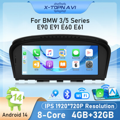 8.8'' Auto Stereo WIFI CarPlay GPS Radio Für BMW E60 E61 E90 E91 CCC Android 14