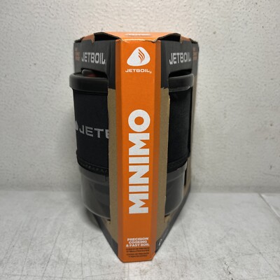 NEW! Jetboil MiniMo Adventure 1L Canister Stove Cooking System Black