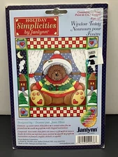 Vintage 2001 Holiday Simplicities By Janlynn Counted Cross Stitch Kit 6x6