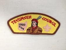 Tecumseh Council gauze plastic back BSA CSP Patch