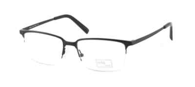 iota by Legre DALLAS col.D41 Black Semi-Rimless Eyeglasses Frame 53-17-140 iota