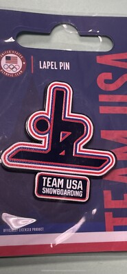 TEAM USA WINTER OLYMPIC SNOWBOARDING PIN - FANATICS SPORT PIN TRADER