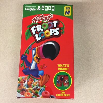 Fruit Loops Cereal Novelty Gift Boxer Briefs mens M 32 -34  New AR107