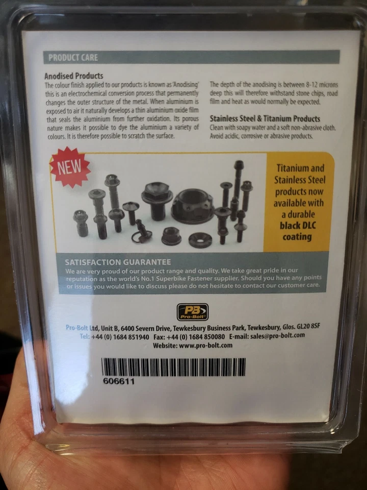 Pro Bolt - BARENDYA10-BK - Extremos de barra, negro Foto 3 de 3