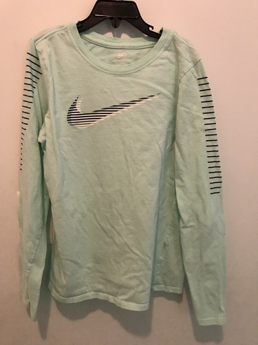 Girls Nike Mint Green Long Sleeve 