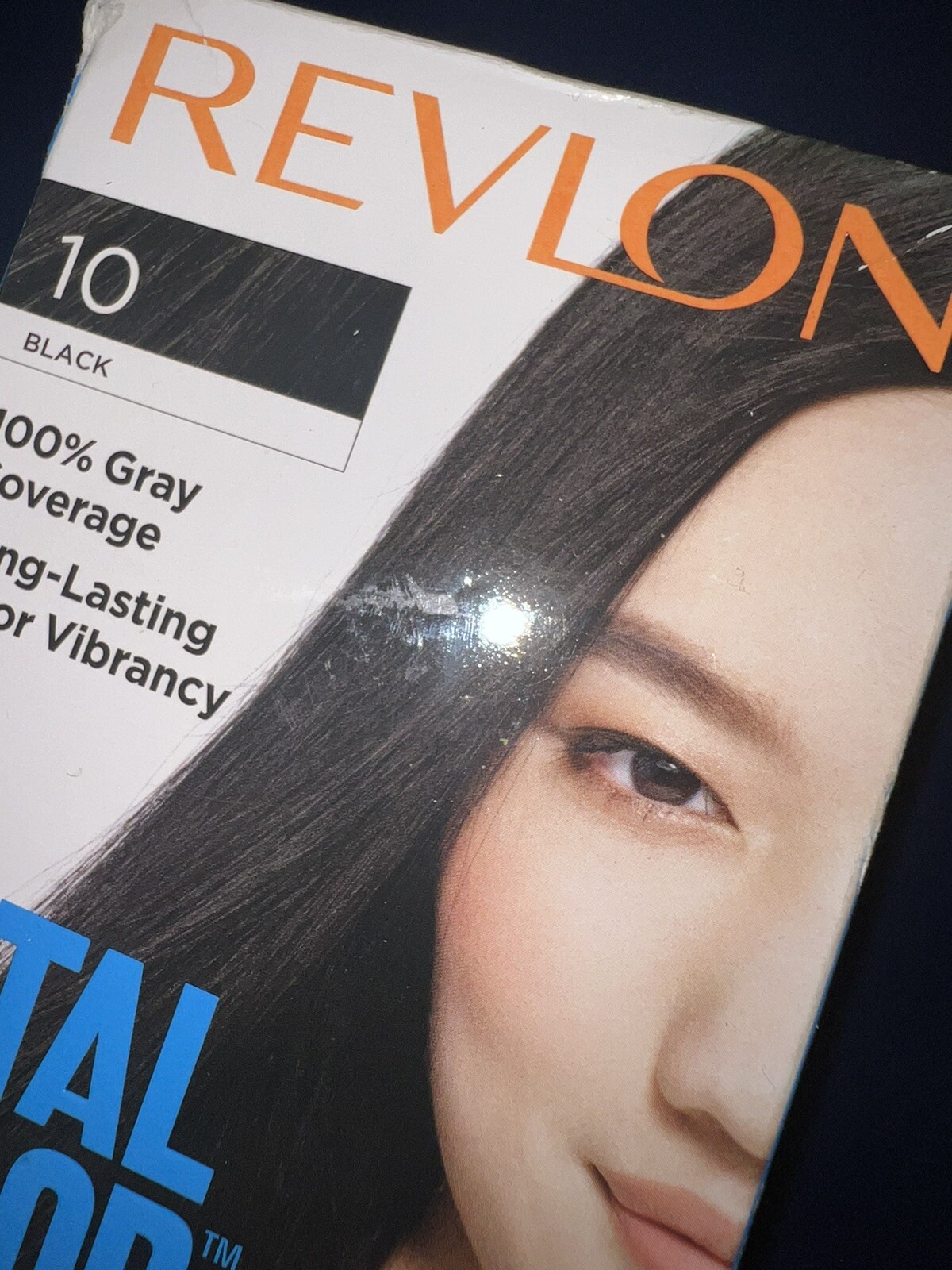 Revlon Total Color Clean + Vegan Permanent Hair Color #10 Black NEW FREE SHIP