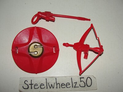 #ad #ad Mighty Morphin Power Rangers Deluxe Shogun Megazord 3 Accessory Shield Bow Spear $29.99