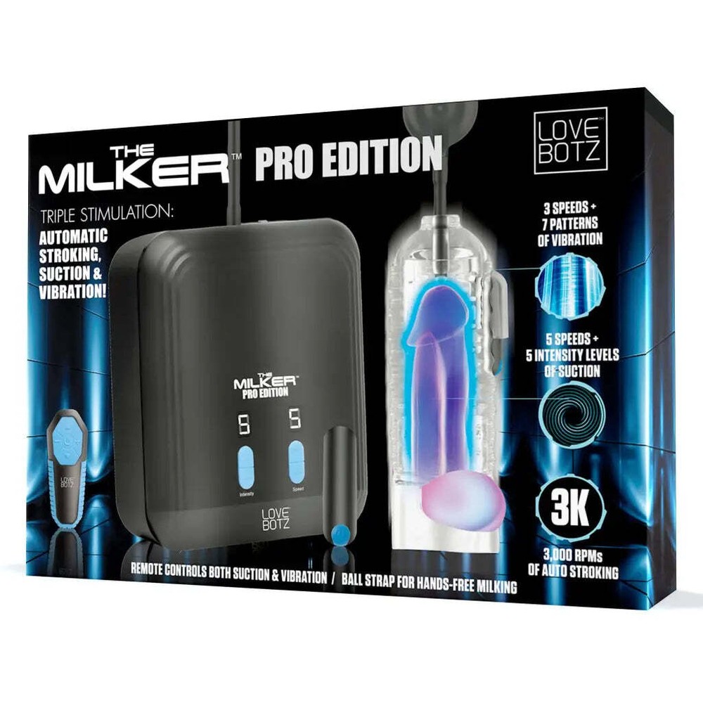 LoveBotz The Milker Pro Edition Premium Electric Milking Machine  