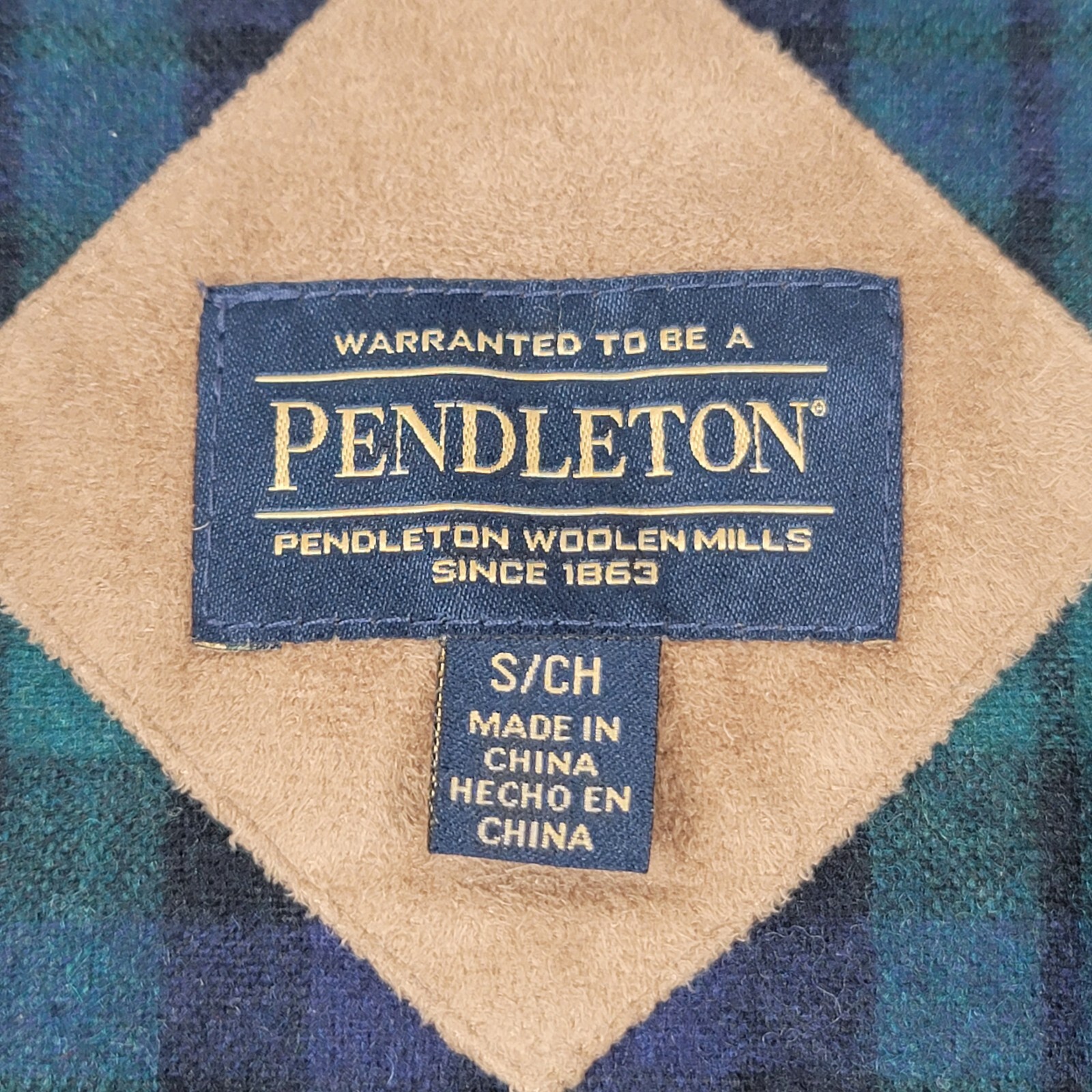 Pendleton Jacket Womens Small Midnight Blue Fleec… - image 11