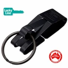 Belt Key Clip BLACK -Lucky Line -FREE POST! LUL47001-Key Keeper.
