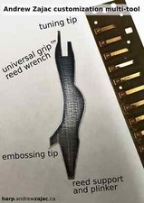 Harmonica Tool. Andrew Zajac Harmonica Customization Multi-Tool