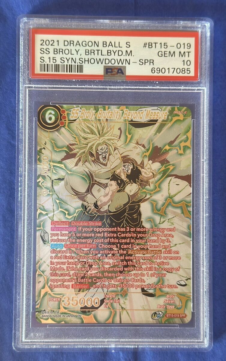 Dragon Ball Super Card TCG SS Broly Brutality Beyond Measure Dragon Ball Super Card TCG SS Broly Brutality Beyond Measure