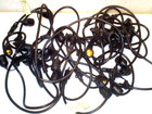 Unbranded 50FT Outdoor String Lights Weatherproof 25 Sockets Heavy Duty Black — photo 2