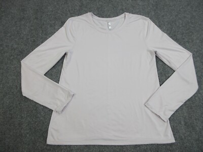 Fabletics Shirt Womens Medium Pink Lightweight Running Stretch Casual Ladies
