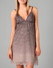 Alice + Olivia Ombré Lace Slip Chemise Dress Mini Lined Sexy, women's S