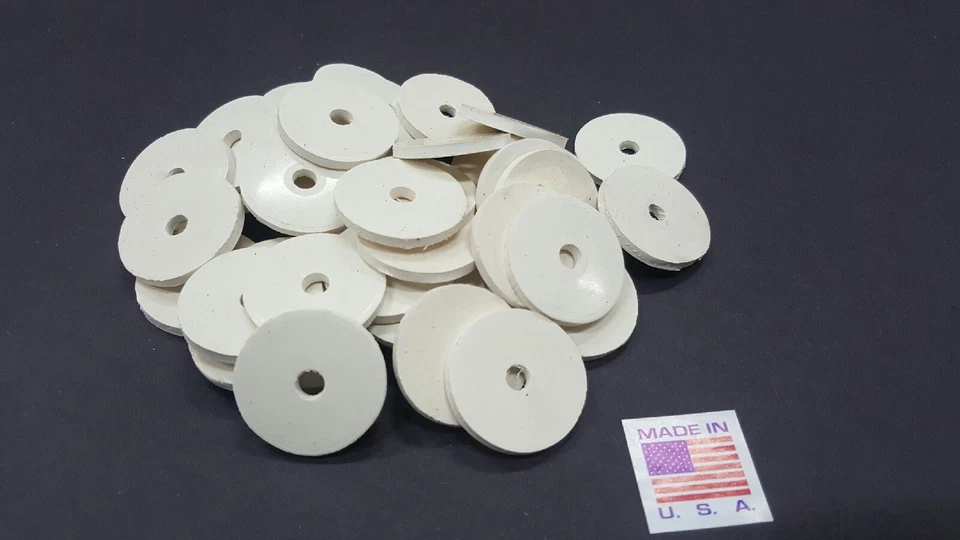 ALL ABOUT RUBBER EPDM FOOD GRADE RUBBER WASHER 1/8 THK X 1 OD X 1/4 "ID 10PC PACK