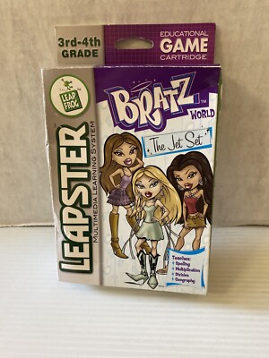 Leap Frog Leapster Learning System Bratz World The Jet Set Game