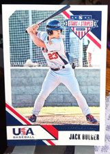 2020 Panini USA Stars & Stripes Baseball Card of Jack Bulger #37 (NM) Free Rtns