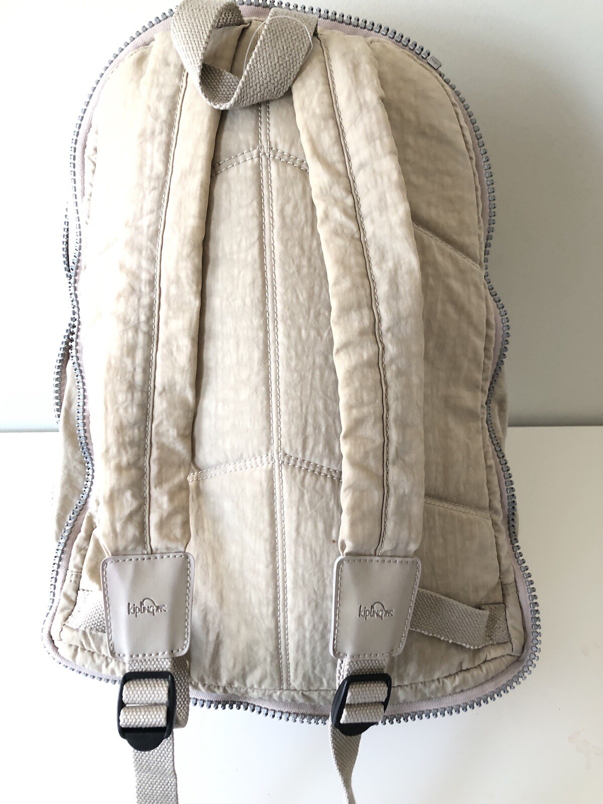 Kipling Beige Inner Pocket Adjustable Shoulder St… - image 8