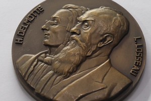 Belgium Ae Medal 69mm 142 G 1935 H Delmotte L Lousseu By Wansart B26 Bx8 1 Ebay