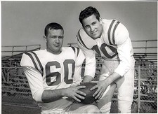 1957 Original Photo Hardin-Simmons Football co-captains Lawrence Hill Ken Ford