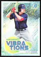 2022 7015D Bowman Virtuosic Vibrations REFRACTOR Blaze Jordan Boston Red Sox