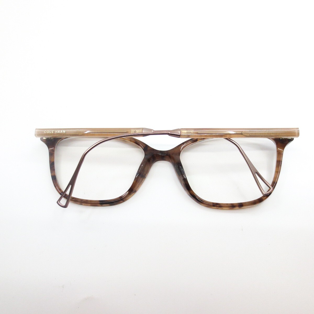 NEW COLE HAAN women\'s ch5037 cat eye eyeglasses in brown COLE HAAN CH5037 53/18 brown women main image 3