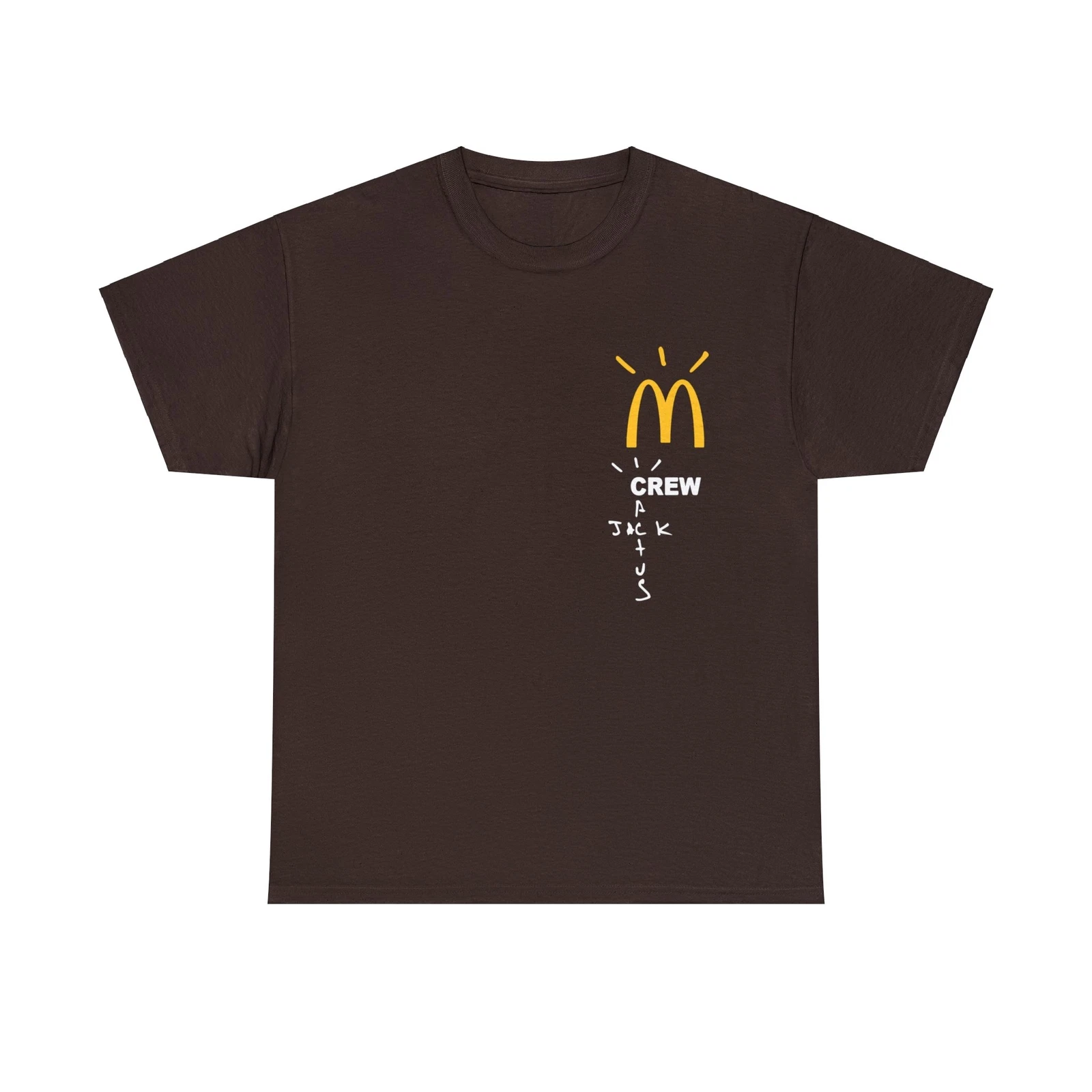 Travis Cactus Jack McDonalds Crew T-Shirt Merch