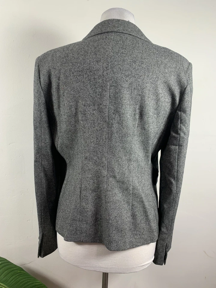 Chaqueta Max Mara Studio negra arenque Bon, talla 12, $595 Foto 4 de 4