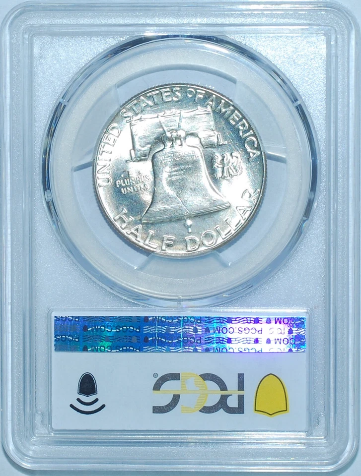 1953 P PCGS MS66FBL Full Bell Lines Franklin Half Dollar - Image 2 of 2