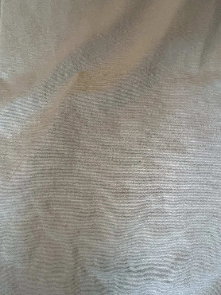 2 painéis cortina limiar filtragem de luz amarelo pálido sólido mistura de algodão - Imagem 4 de 4