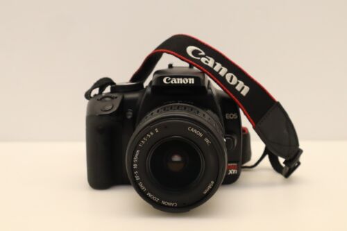 Canon EOS Rebel XTi 10.1 MP Digital SLR Camera w/ EF-S 18-55mm 3.5-5.6 II Lens - Picture 1 of 23