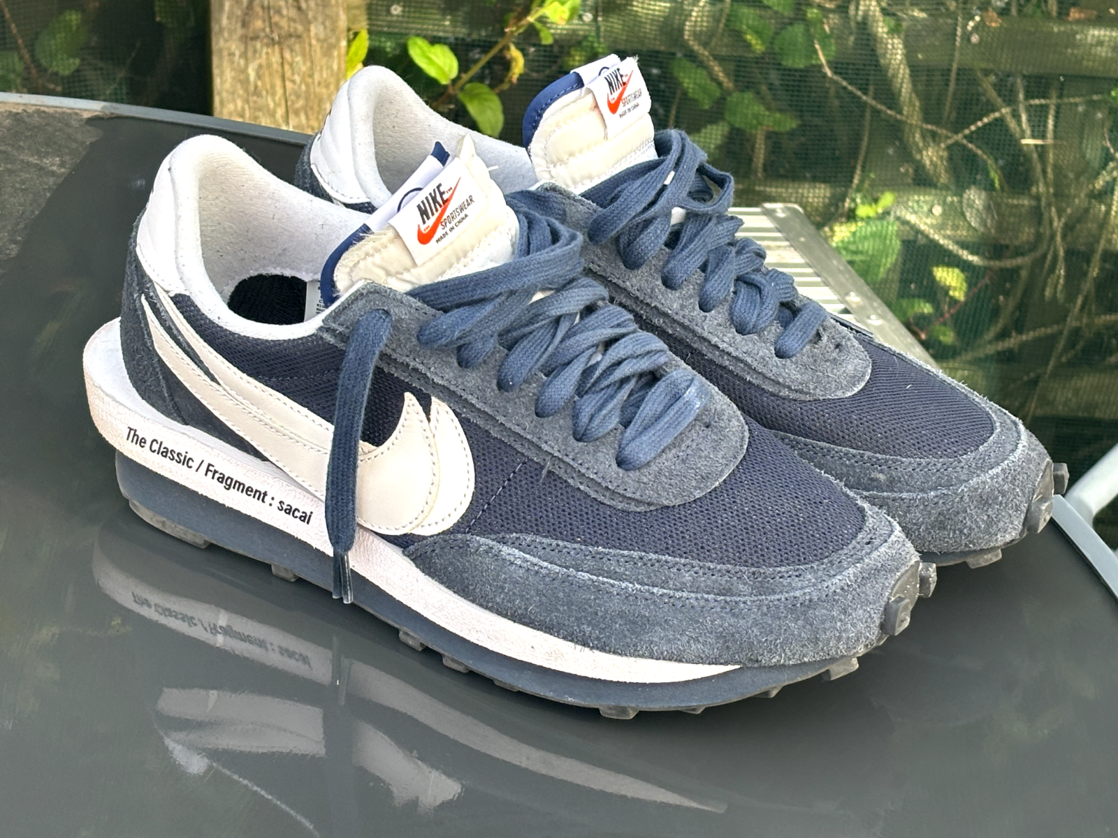 SACAI X NIKE Nike x Sacai x Fragment LD Waffle Blue Void UK 10 US11 EU45