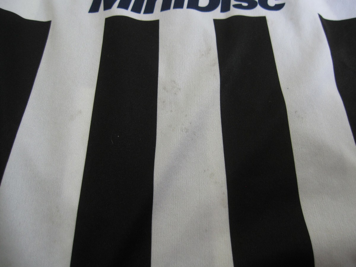Maillot Vintage Juventus Sony 1996 Kappa - Enfant 10-12 Ans - Blanc Et Noir