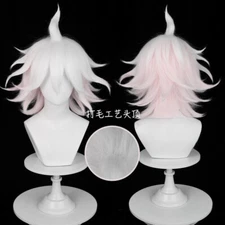 Danganronpa Komaeda Nagito Cosplay Wig Short party hair Synthetic Costume Wigs