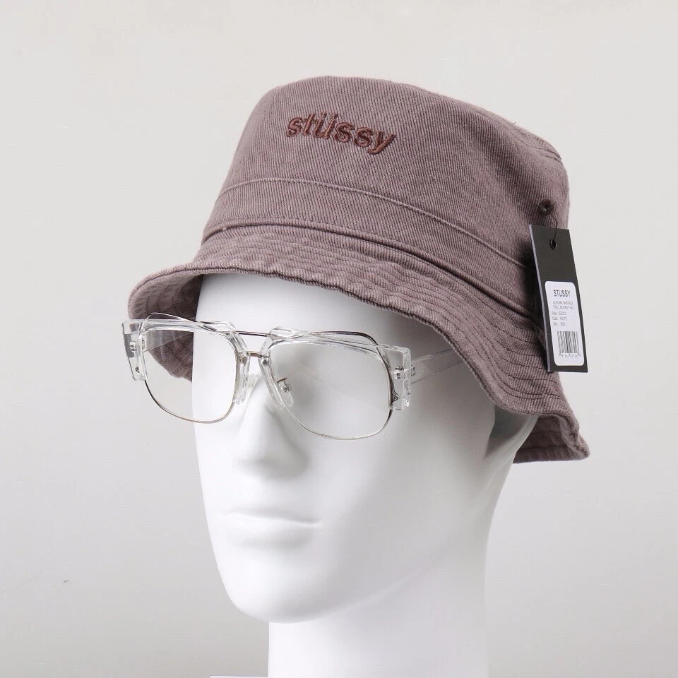 STUSSY BUCKET HAT AURORA WASHED TWILL BUCKET HAT TAUPE SUMMER CAMPING OUTDOOR Y2