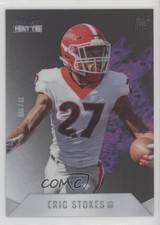 2021 Wild Card MATTE Rookie Heat White - Purple Flames 71/199 Eric Stokes 0q3. rookie card picture