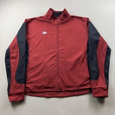 Vintage Kappa Track Jacket Mens Medium Red Bl...