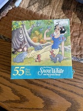 Vintage Golden Disney Snow White and the Seven Dwarfs 55pc Jigsaw Puzzle 5000-7