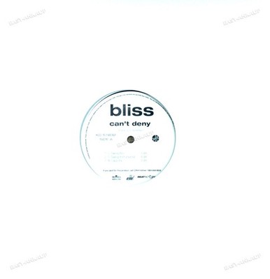 Bliss - Can't Deny Maxi (VG+/VG+) '*